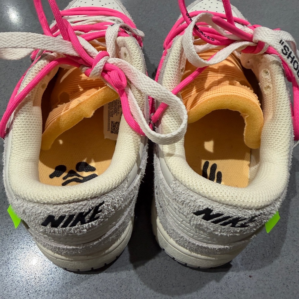 Off-White x Nike Dunk Low “Dear Summer” Lot 17 – Size 7 – Like New – Rare - Picture 8 of 8